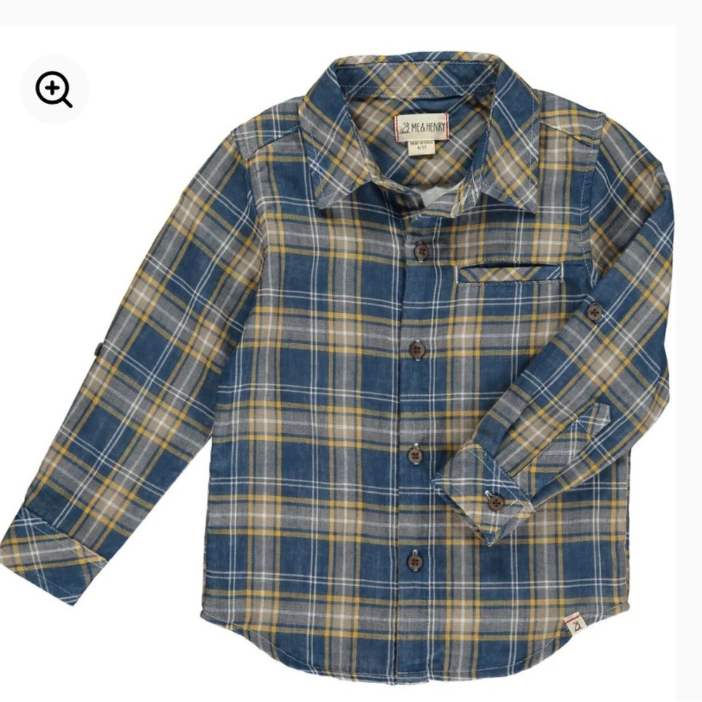 NWT Me & Henry Atwood Woven Shirt